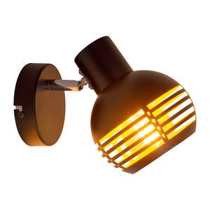 Plafondlamp Casco 1 lichtbron ijzer - zwart/goudkleurig