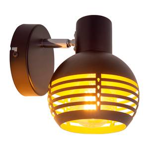 Plafondlamp Casco 1 lichtbron ijzer - zwart/goudkleurig