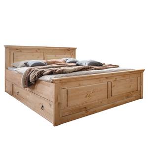 Houten slaapkamerset Sodak 4 delig massief grenenhout - Breedte: 310 cm