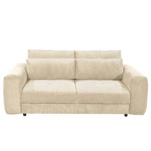 2,5-Sitzer Sofa Joseli Cordstoff Zuri: Creme