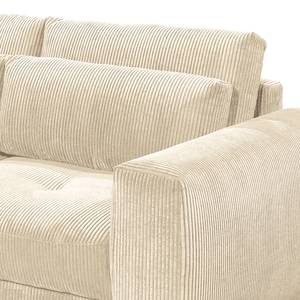 2,5-Sitzer Sofa Joseli Cordstoff Zuri: Creme