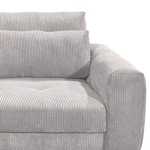 2,5-Sitzer Sofa Joseli Cordstoff Zuri: Silber