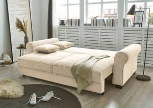 Schlafsofa Lavoura Cordstoff Zuri: Creme