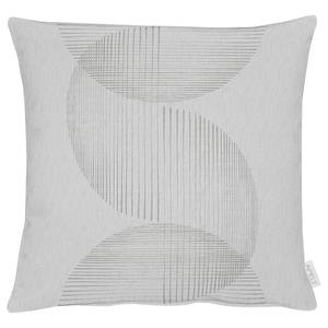 Dekokissen 5702 Viskose / Polyester - Grau - 48 x 48 cm - Grau - 48 x 48 cm