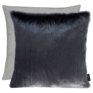 Housse de coussin Lars Polyester / Polyacrylique - Gris / Noir - 46 x 46 cm - Gris / Noir