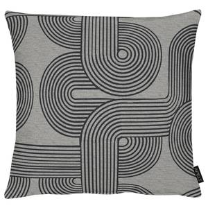 Housse de coussin Nova Viscose / Polyester - Anthracite - 46 x 46 cm - Anthracite