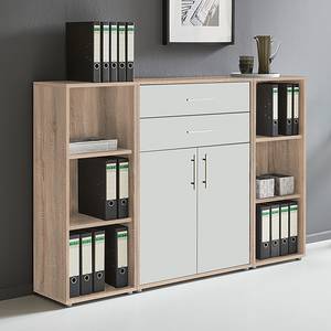 Kastenset Avin 3-delig set A plaat op houtbasis - Sonoma eikenhouten look/wit - Sonoma eikenhouten look/wit