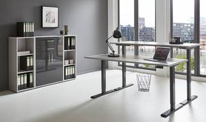 Ensemble de bureau Avin - 4 éléments A Gris clair / Anthracite brillant