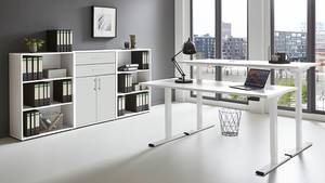 Ensemble de bureau Avin - 4 éléments D Blanc / Blanc mat