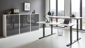 Ensemble de bureau Avin - 3 éléments B Anthracite / Blanc