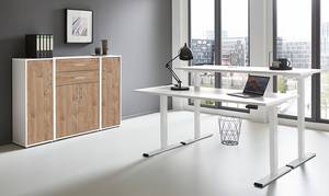 Ensemble de bureau Avin - 4 éléments E Imitation chêne de San Remo / Blanc