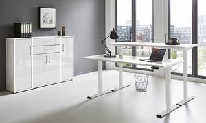 Ensemble de bureau Avin - 4 éléments E Blanc / Blanc brillant