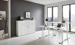 Ensemble de bureau Avin - 4 éléments F Blanc / Blanc mat