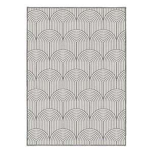 In-/Outdoor Wendeteppich Pangli Polypropylen - Silver White - 200 x 290 cm