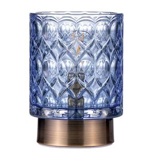 Tischleuchte Chic Glamour Farbglas / Aluminium - Messing