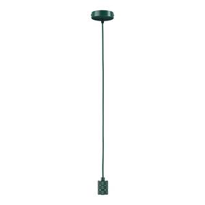 Suspension Neordic Tilla Aluminium / Microfibre - Vert foncé - 10 x 10 cm