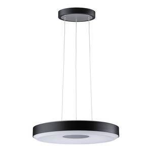 Hanglamp Puric Pane II aluminium/polycarbonaat - zwart