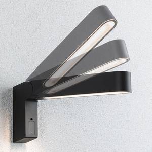 Wandleuchte Ito Vertikal Aluminium - Schwarz