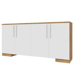 Sideboard Geriva Weiß / Eiche Catania Dekor