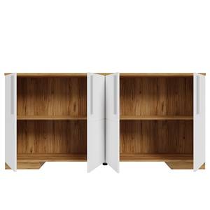 Dressoir Geriva wit/Catania eikenhouten look