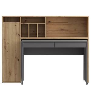 Bureau Reddys Artisan eikenhouten look - Grijs