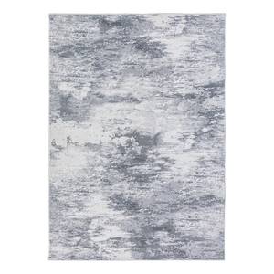 Kurzflorteppich Acacia Polyester - Grau / Weiß - 190 x 280 cm