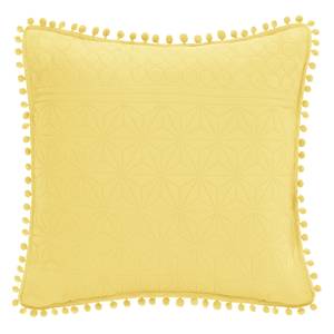 Sierkussen Ladore polyester - Honingkleurig - 45 x 45 cm