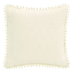 Cuscino Ladore Poliestere - Bianco crema - 45 x 45 cm