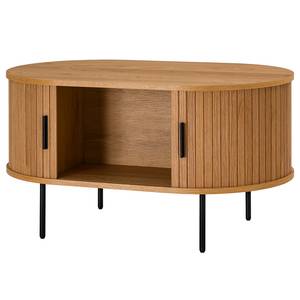 Table basse BARAWOH Plaqué bois véritable - Chêne