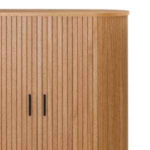 Credenza BARAWOH Impiallacciato in vero legno - Quercia