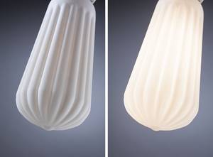 LED-Leuchtmittel White Lampion Typ D Glas - Weiß