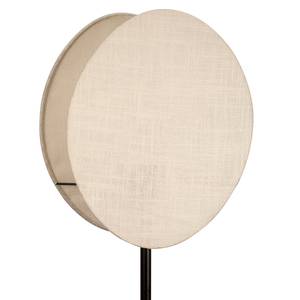 Lampadaire Boho Darling Métal / Partiellement en bois massif / Textile - Beige - 1 ampoule