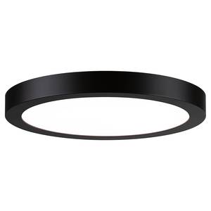 Panneau LED Abia - Type A Matière plastique / Noir - 1 ampoule - Noir