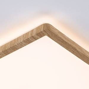 LED-plafondlamp Atria Shine type B kunststof / eikenhouten look - bruin - 1 lichtbron - 29 x 29 cm