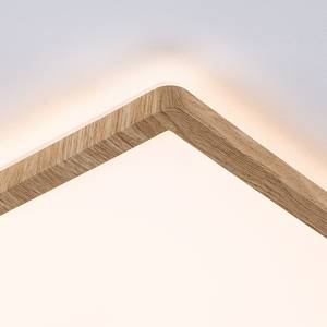 Lampada da soffitto a LED Atria Shine B Materiale plastico / Effetto rovere - Marrone - 1 punto luce - 29 x 29 cm