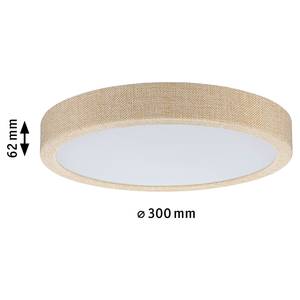 LED-plafondlamp Cosara type A kunststof / textiel - beige - 1 lichtbron - Beige