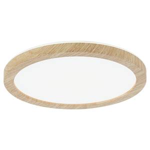 Lampada da soffitto a LED Atria Shine C Materiale plastico / Effetto rovere - Marrone - 1 punto luce - 19 x 19 cm