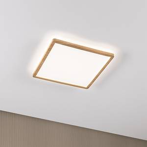 Plafonnier LED Atria Shine - Type D Plastique / Aspect chêne - Marron - 1 ampoule - 29 x 29 cm