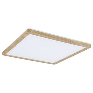 Lampada da soffitto a LED Atria Shine D Materiale plastico / Effetto rovere - Marrone - 1 punto luce - 29 x 29 cm