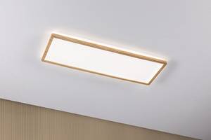 LED-plafondlamp Atria Shine type D kunststof / eikenhouten look - bruin - 1 lichtbron - 58 x 20 cm