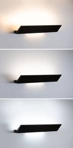 Lampada da parete a LED Ranva B Metallo   Nero - 1 puntoluce - Nero