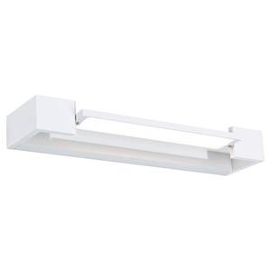 Applique murale LED Lucille Métal / Aluminium - Blanc - 1 ampoule - Largeur : 40 cm