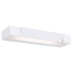 LED-Wandleuchte Lucille Metall / Aluminium - Weiß - 1-flammig - Breite: 40 cm