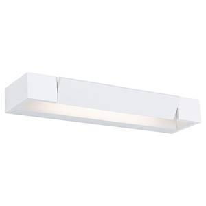 Applique murale LED Lucille Métal / Aluminium - Blanc - 1 ampoule - Largeur : 40 cm