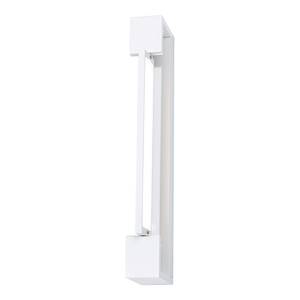 Applique murale LED Lucille Métal / Aluminium - Blanc - 1 ampoule - Largeur : 40 cm