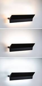 Lampada da parete a LED Stine B Metallo   Nero - 1 puntoluce - Nero
