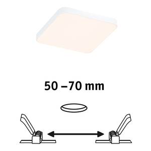 Panneau LED Veluna VariFit Edge - Type D Matière plastique / Blanc - 1 ampoule - Éclairage variable - 9 x 9 cm - oui