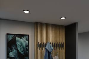 LED-Panel Areo VariFit Typ B Kunststoff - Schwarz - 1-flammig - 12 x 12 cm