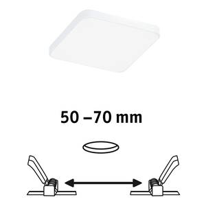 LED-Panel Veluna VariFit Edge Typ B Kunststoff - Weiß - 1-flammig - Dimmbar - 9 x 9 cm - Ja