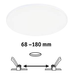 Panneau LED Veluna VariFit Edge - Type A Matière plastique / Blanc - 1 ampoule - Éclairage variable - Diamètre : 16 cm - oui